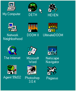 Windows 95, DETH, and DOOM